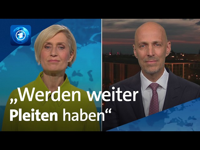 Ist der Wirtschaftsstandort Deutschland im freien Fall? | tagesthemen-interview