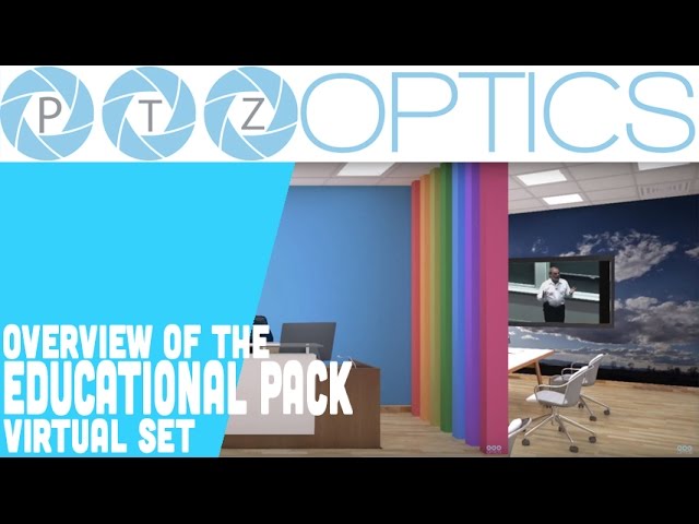 Education Virtual Set Overview - PTZOptics