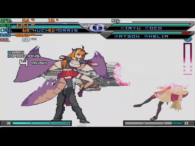 mugen kof theory mercenary old warrior beta chuck norris vs kiryu coco & watson amelia