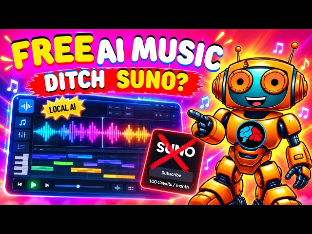 Ditch Suno: This FREE AI Makes Full Songs on Your PC (No Limits)