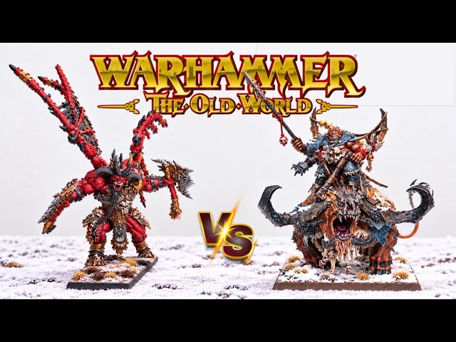 Khorne Daemons VS. Ogre Kingdoms! Warhammer: The Old World Narrative Battle Report