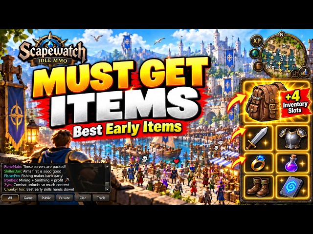 Get THESE Items ASAP in Scapewatch! | RuneScape-Like Idle MMO