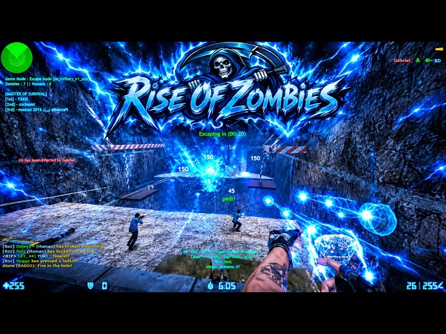 Counter-Strike: Zombie Escape Mod - Map: ze_military_v1_exp - RiseOfZombies [RoZ] - Delz