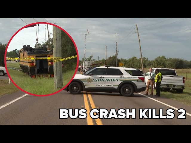 School bus crash kills 2 in Polk County, Winter Haven High student dead