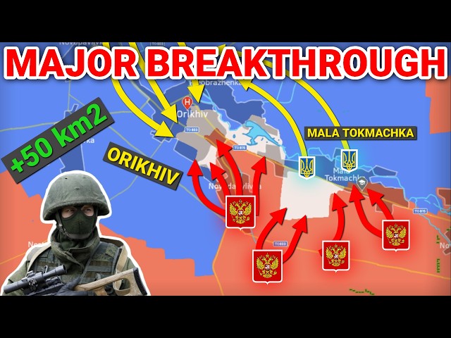MAJOR FRONT LINE BREACH ⚠️ Russian Advance Deep Into Orikhiv | Mala Tokmachka Pincer Threat