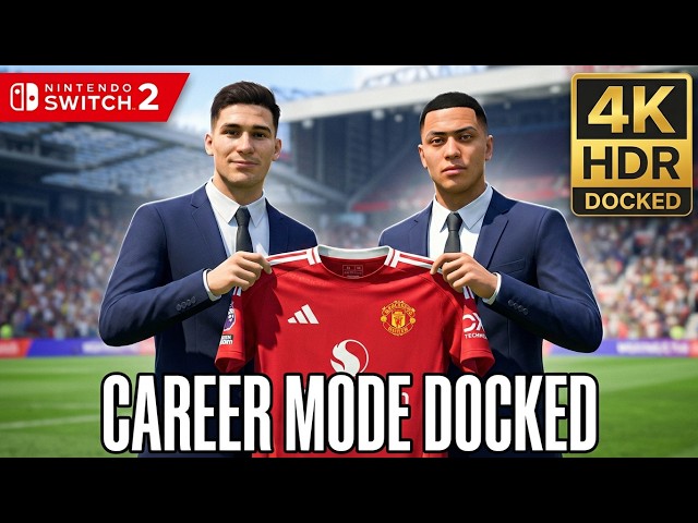 FC 27 Nitendo Switch 2 Manager Career Gameplay (Manchester United)
