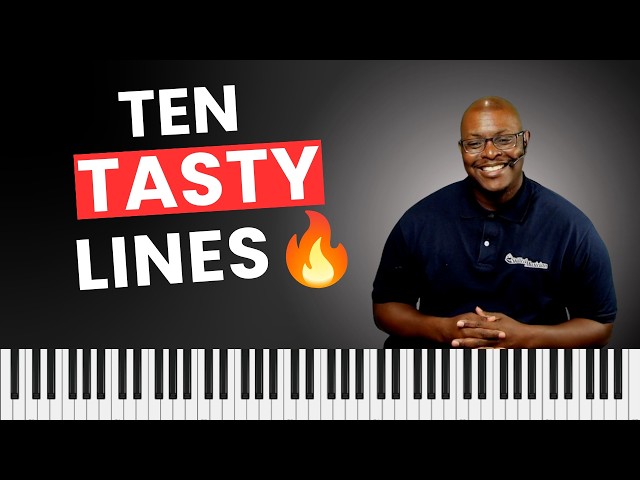 10 TASTY Lines Over Dominant Chords 🔥 | Gospel & Jazz Piano