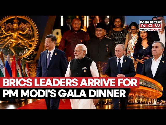 BRICS Leaders Arrive For PM Modi's Gala Dinner At Delhi's Bharat Mandapam | Watch