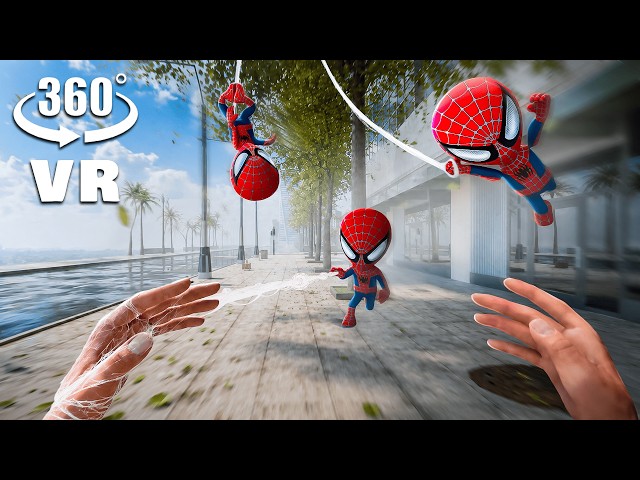 Mini Spider-Men Chase 360° VR - Can YOU Escape?