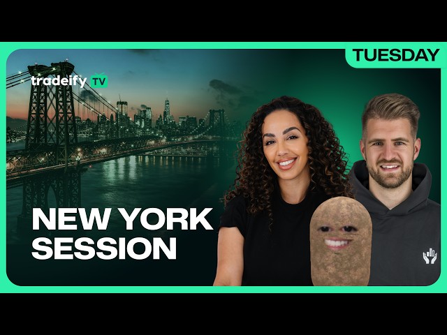 NEW YORK SESSION LIVE! Morning Session! | Tradeify TV | TUESDAY 9/15/26