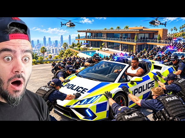 FRANKLIN STOLE A 100-STAR POLICE CAR - GTA 5 MODS
