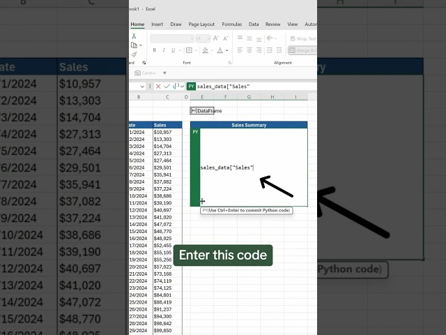 How to visualize data using Python directly inside Excel 🐍