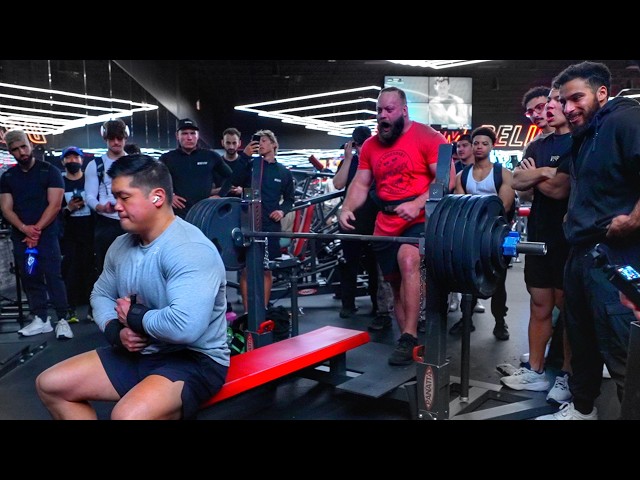 Elite Lifter vs The Strongest in the Gym 👀