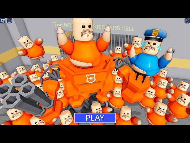 TSUNAMI PRISONERS vs POLICE! Walkthrough Full GAMEPLAY #roblox #obby