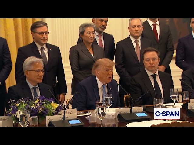 President Trump Hosts Tech & AI Executives at White House