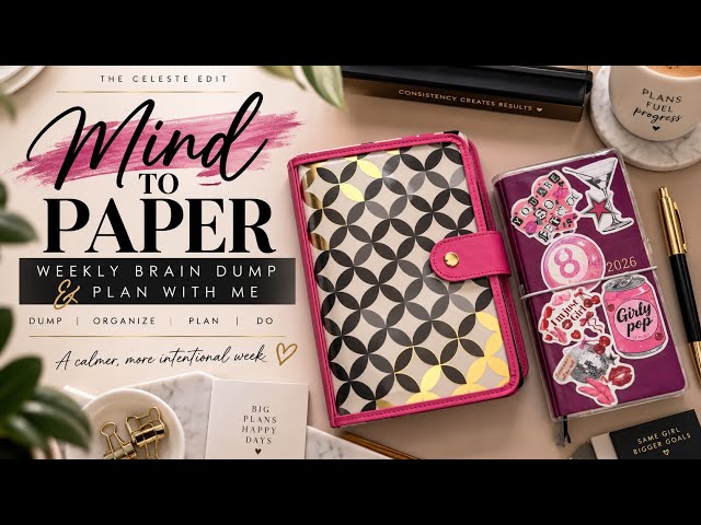 Mind to Paper | Weekly Brain Dump & Reset & Plan | Sunday Reset October 4