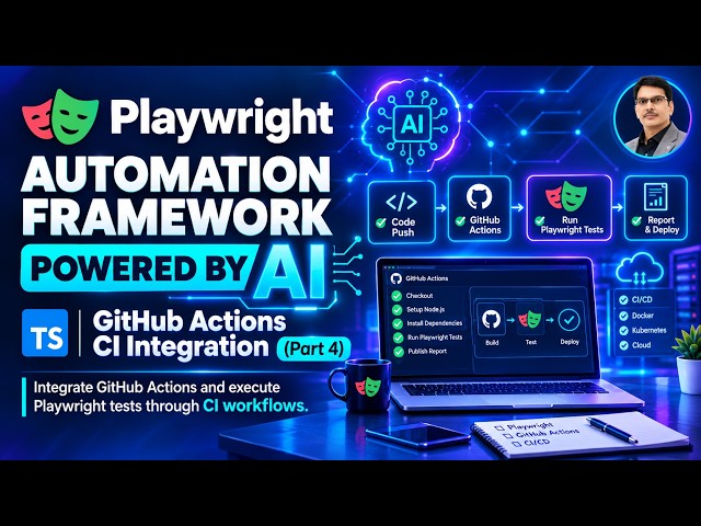 Playwright Automation Framework Powered by AI | GitHub Actions CI Integration (Part 4)