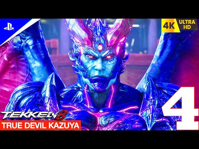 TRUE DEVIL KAZUYA Tekken 8 4K GamePlay Part 4 #tekken8 #gameplay #tekken #ps5 #gamer #kazuya #games