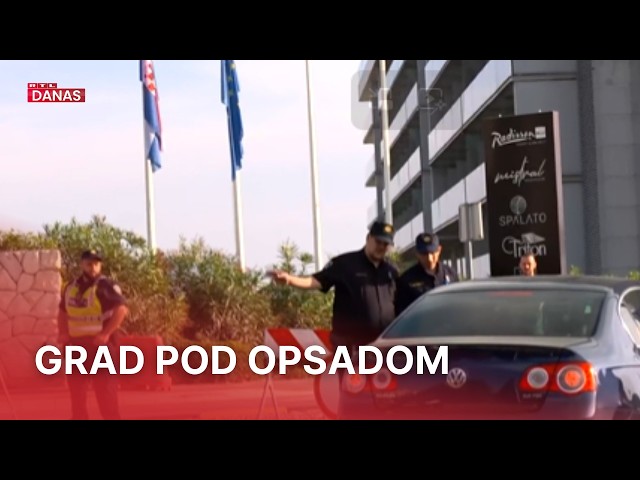 Velika imena pristižu u Split: Stroge mjere, blokade i policija na svako 100 metara | RTL Danas