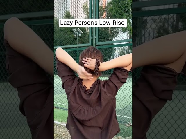 Tutorial on making your hair look younger with a bunSleeping with your hair helps reduce hair loss