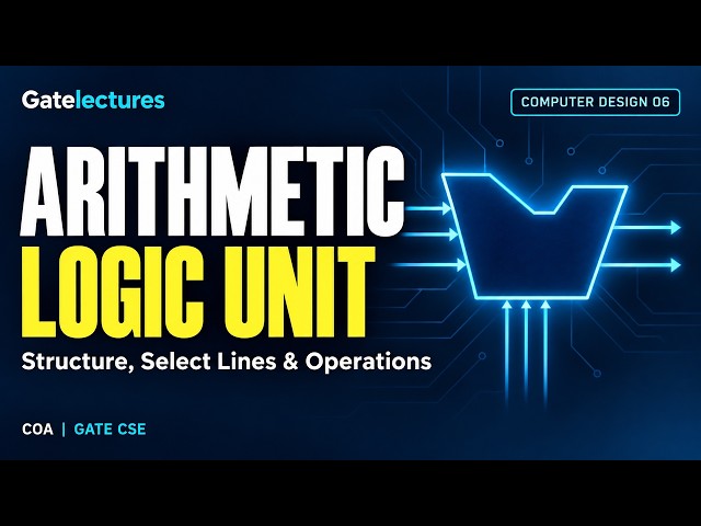 Arithmetic Logic Unit: Structure, Select Lines & Operations | Alternate Revision | COA 198
