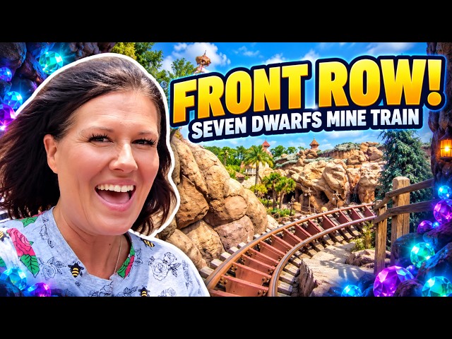 🎢 FRONT ROW on Seven Dwarfs Mine Train! | Magic Kingdom POV