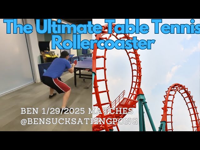 The Ultimate Table Tennis Rollercoaster: 4 Matches!