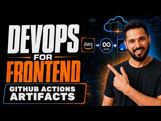 DevOps for Frontend Developers #17 GitHub Actions Artifacts | Upload & Download React Build