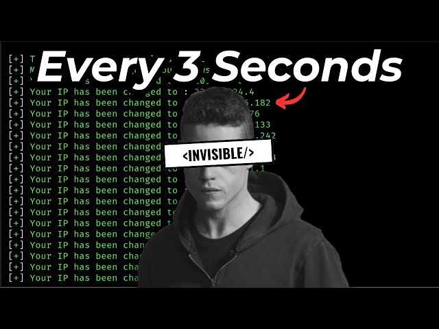 Automatically Change IP Address Every 3 Seconds - 100% ANONYMOUS | Kali Linux 2024 (new method)