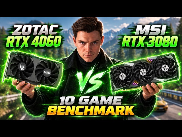 RTX 4060 vs RTX 3080 in 2026 | Test in 8 Games | 1080p