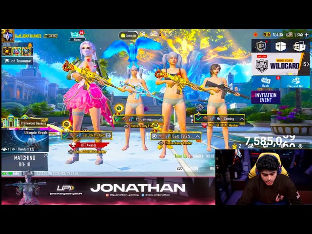 JONATHAN DOMINATES ULTIMATE ROYALE 😱🔥 | Insane Clutch Gameplay #jonathangaming 