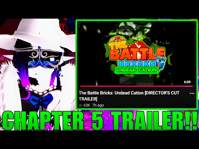 CHAPTER 5 TRAILER IS HERE! | Roblox | [The Battle Bricks: Chapter 5 Trailer Reaction]