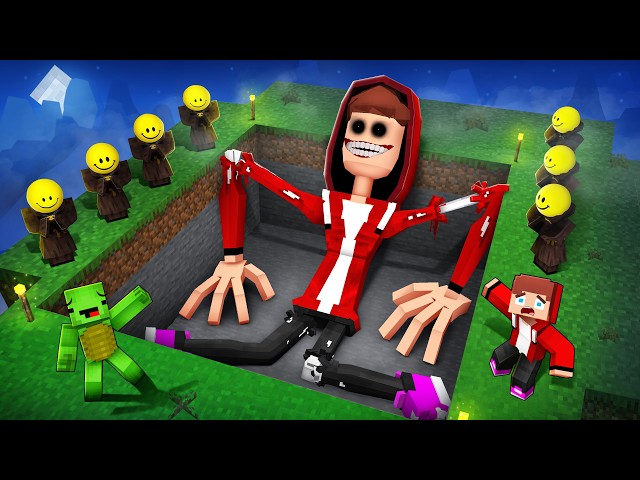 JJ and Mikey Dug Up JJ VERITY - Maizen Minecraft Animation