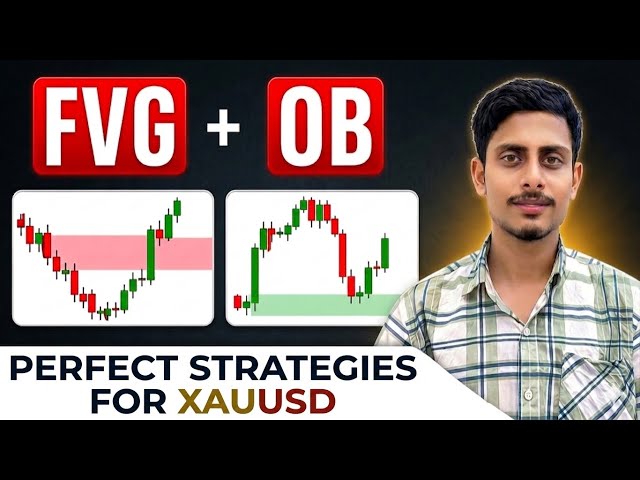 How to use order block & FVG? || trading strategy for Gold!