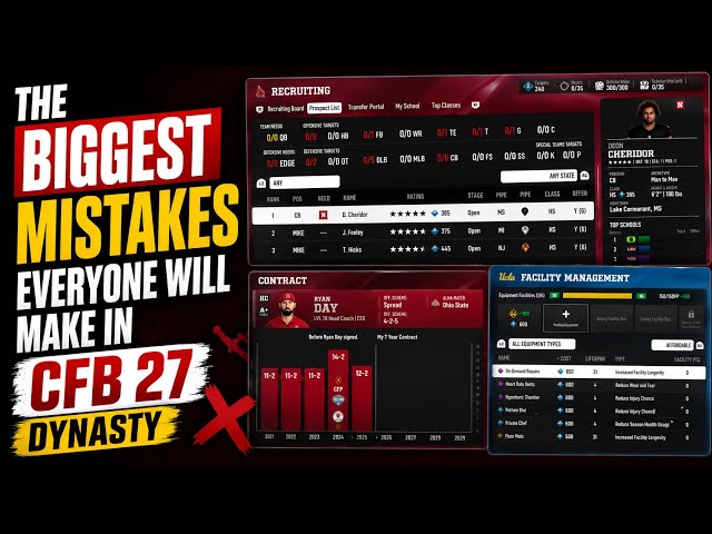 The Biggest Mistakes Everyone Will Make in CFB 27 Dynasty