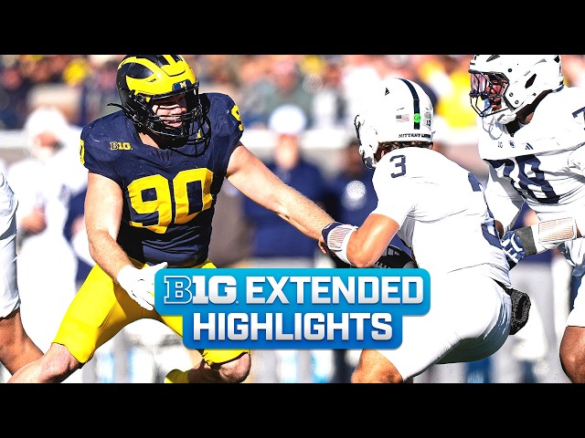 Penn State at Michigan | Extended Highlights | Big Ten Football | 10/17/2026