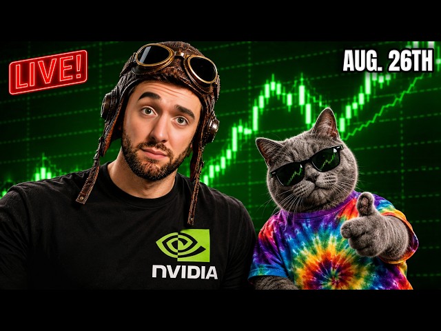 Stock Market LIVE: Nvidia NVDA Earnings, PCE Inflation Report & Live Day Trading
