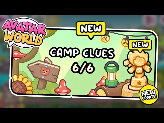 ⭐ NEW UPDATE! ✅ ALL CAMP CLUES SECRETS IN AVATAR WORLD! 🤩 AVATAR WORLD SECRETS