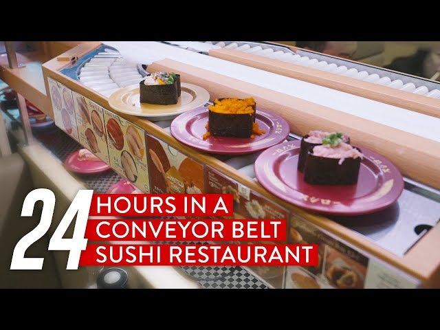 24 Hours In A Conveyor Belt Sushi Restaurant: Sushiro