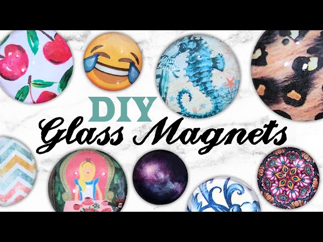 DIY Glass Magnets - Craft Amazing