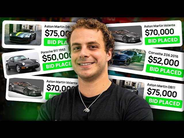 We Bid on 9 Different Cars at The Barrett Jackson Auction!?