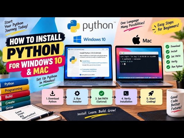 How to Get Python Running on Windows & Mac in Minutes