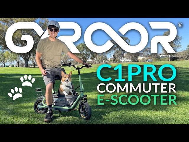 Gyroor C1 Pro Seated Commuter E-Scooter 🐾