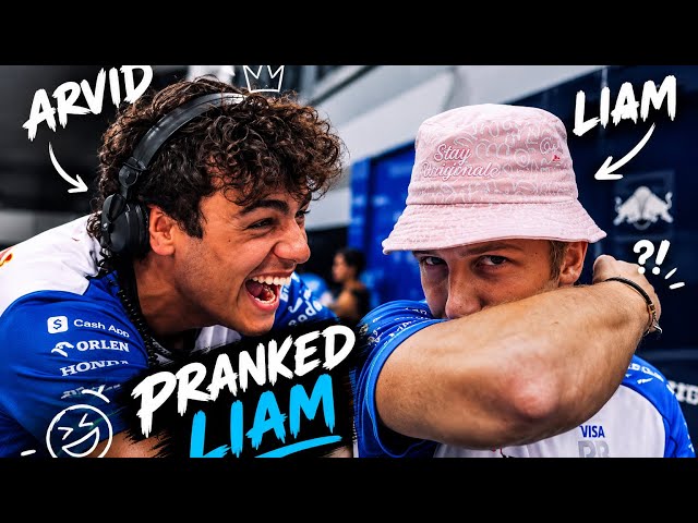 Arvid Lindblad Takes A Little Revenge On Liam Lawson..