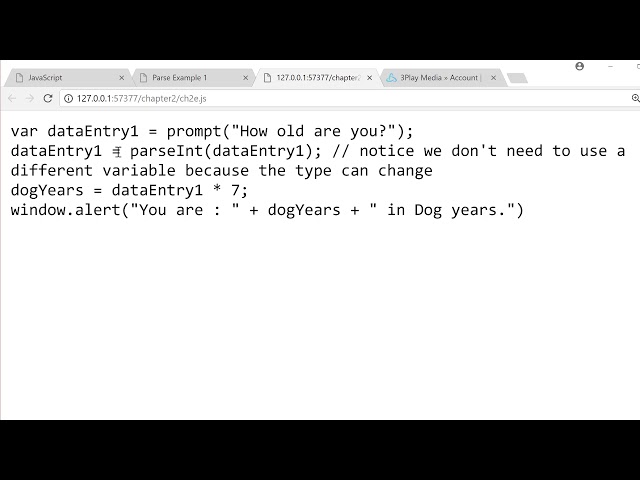 Parsing in JavaScript