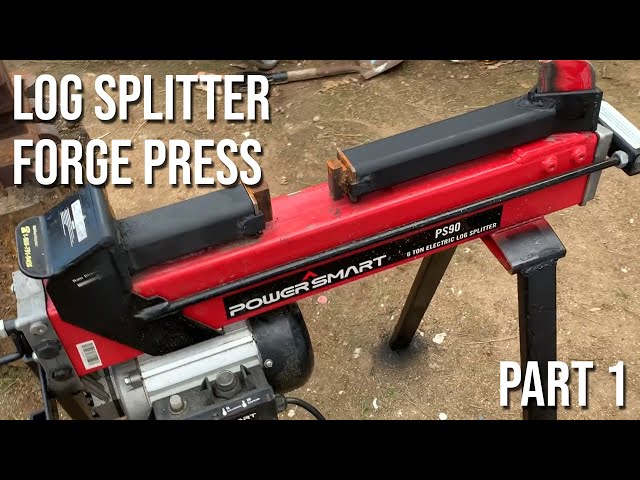Converting a Log Splitter into a Forging Press, Part 1