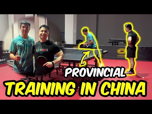 Table Tennis Masterclass with PROVINCIAL Player... in China 🇨🇳
