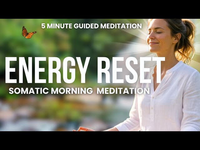Guided Morning Meditation ☀️ Positive Energy Reset: Somatic Healing 