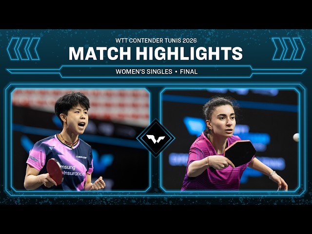 Joo Cheonhui vs Elizabet Abraamian | WS Final | #WTTTunis 2026