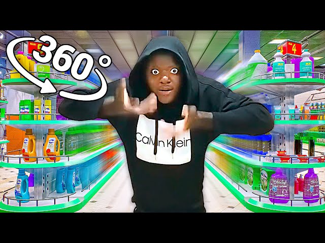 61 meme INFINITE DANCE! - Supermarket in 360° Video | VR / 8K | ( Six one meme )